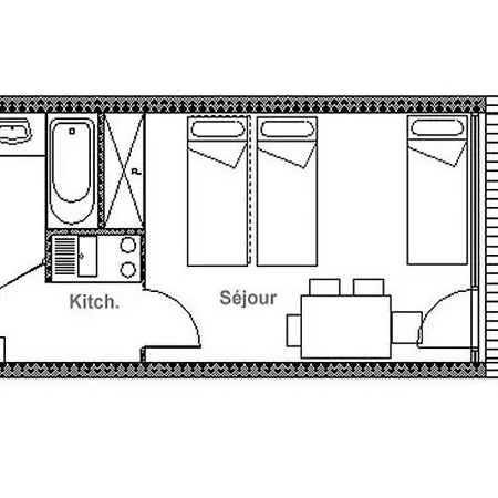 Lumineux Avec Balcon Aux Pieds Des Pistes - Fr-1-344-1074 Apartment